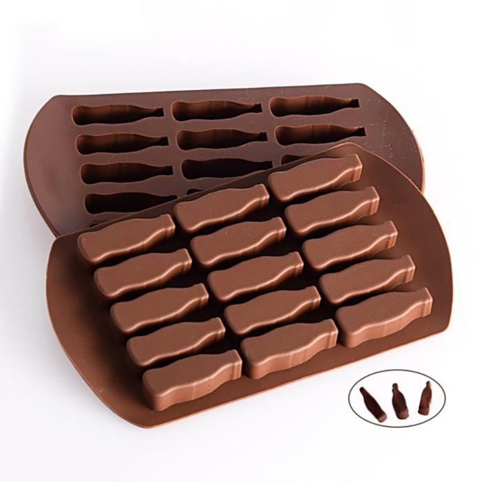 Moule A Gateau Biere Bouteille De Vin Chocolat Bonbons Gelee Pudding Cuisson Outil De Moule En Pvc Cafe Cdiscount Maison