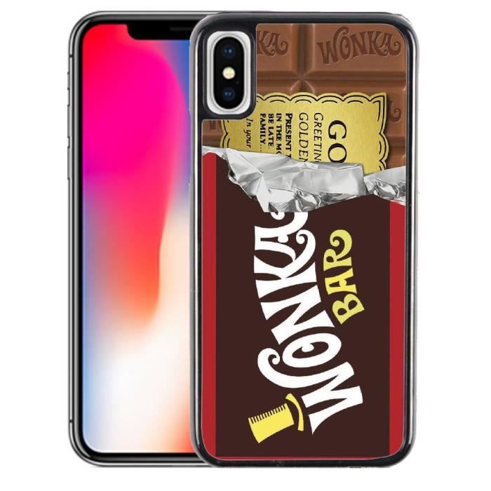 Coque iPhone X Tablette Chocolat Wonka - Cdiscount Au quotidien