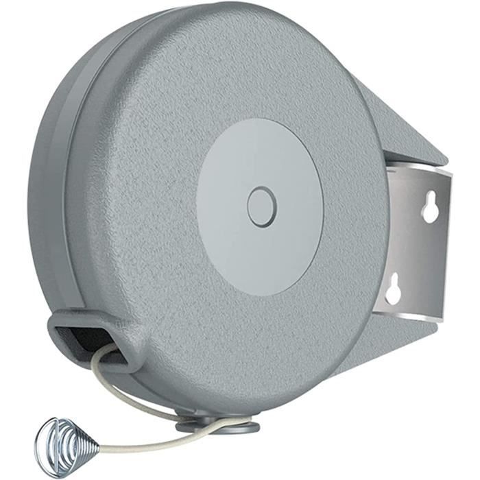 Corde À Linge Rétractable, Bobine De 12 M, Enrouleur De Corde À Linge Extensible, Économise De l