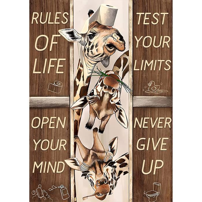 Kit Peinture Diamant 5D Girafe 30x40 Cm - DIY Adulte Et Enfant - Diamants Ronds Brillants - Décoration Murale Animale - 10
