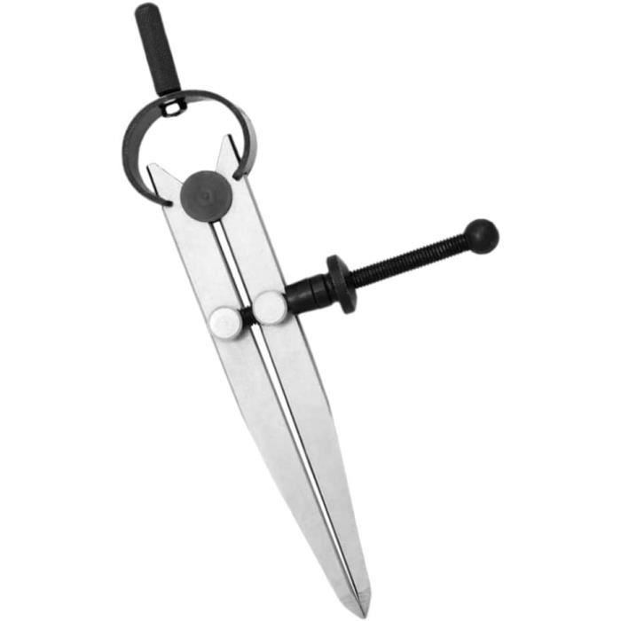 AJW-Compass Réglable Réglable Diviseur Aile Steel Trafting Compas pour ...