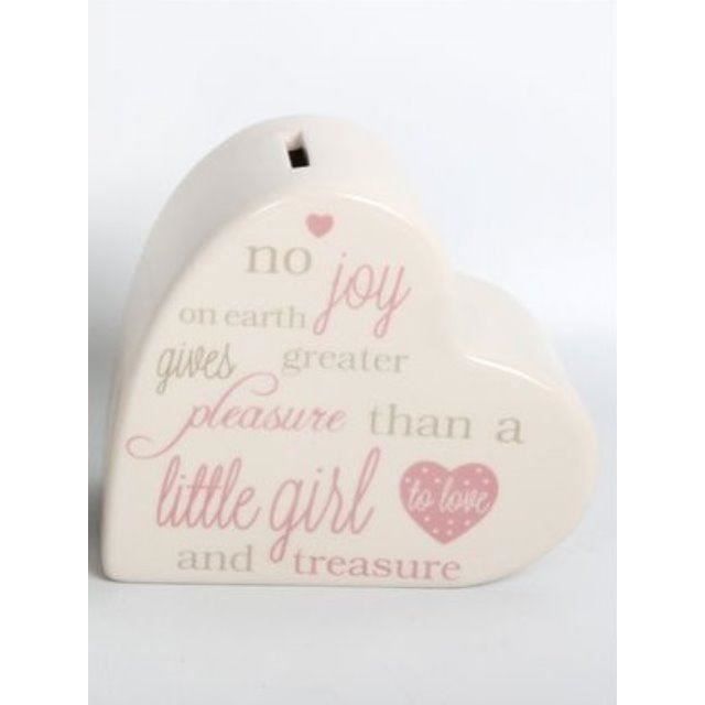 Coeur Bebes Filles Poeme Banque D Argent 14x14 051 Rose Cdiscount Puericulture Eveil Bebe