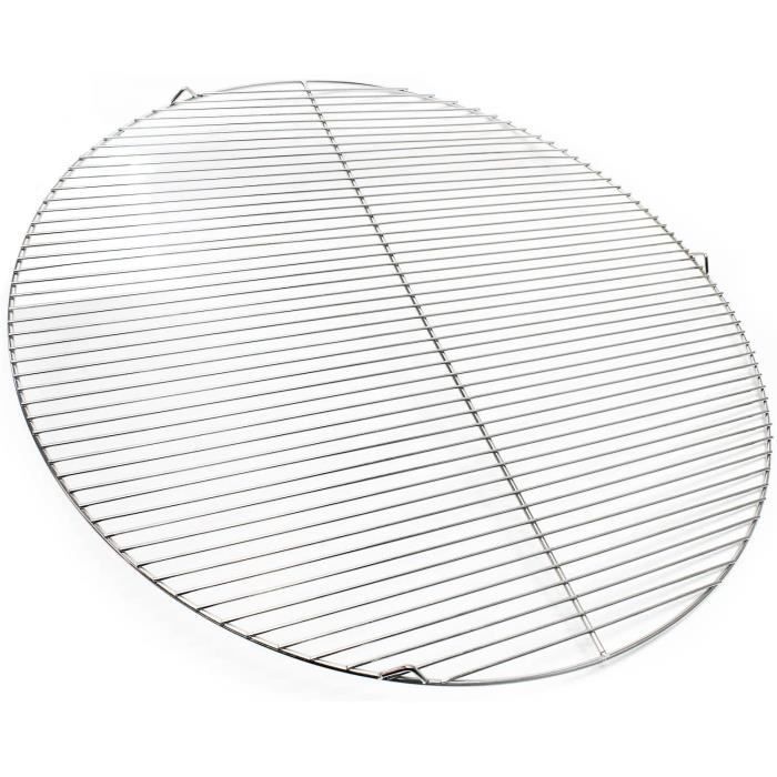 Grille Barbecue Ronde Grille Ronde En Acier Inoxydable Pour Barbecue Charbon - Filet/Plaque De Cuisson - Pour Camping Et Plein Air - Moyen Format Accessoire Barbecue Inox Facile Nettoyer