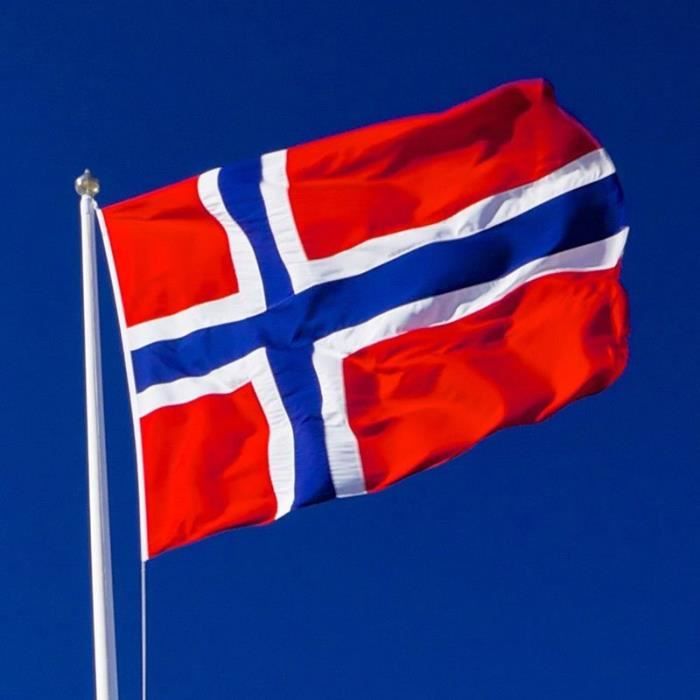 Drapeau Norvégien 150*90CM #17 - Achat / Vente drapeau décoratif
