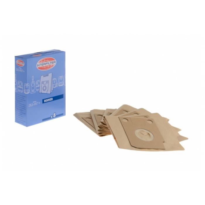 Sac pour Aspirateur HEHO23+ x4 Collecte des poussières Mixte