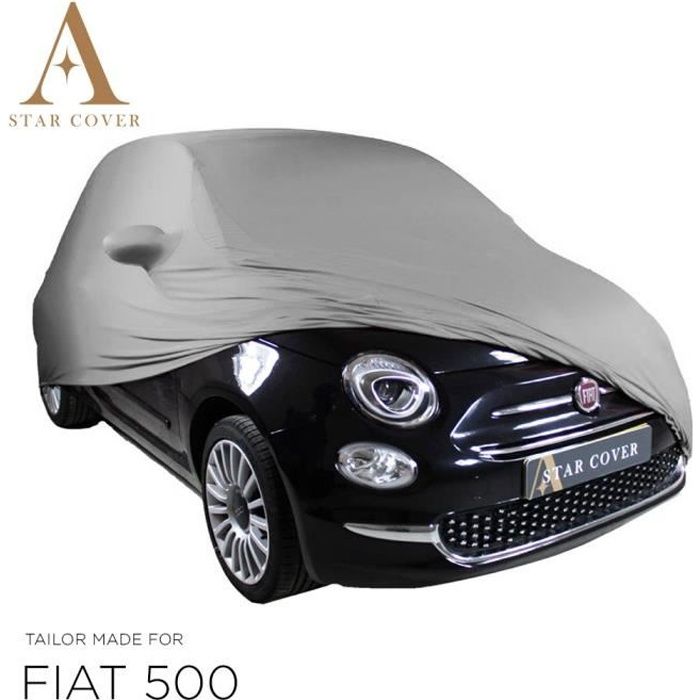 Bâche protection Fiat 500e - Housse Jersey Coverlux© : usage garage