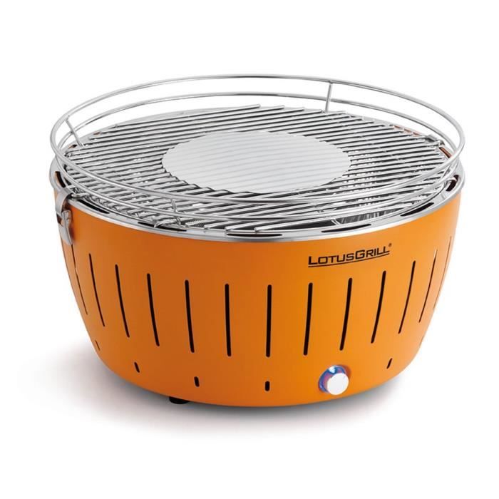 Barbecue portable LOTUSGRILL G-OR-435-XL - 8 personnes - Orange - Charbon - 43,5 x 43,5 x 29,5