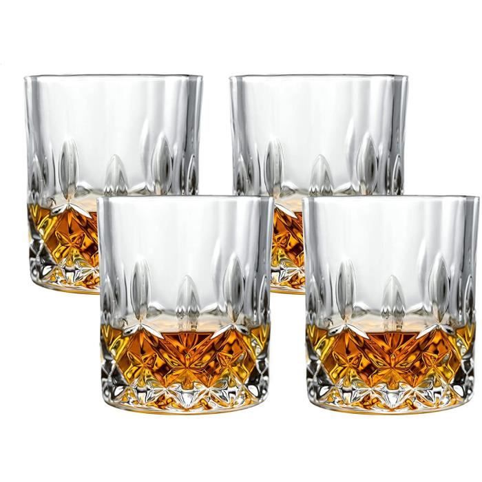 Verres À Whisky Lot De 4300Ml Gobelets À Whisky Verres À Boire Pour  Scotchbourboncocktailsrumjus Et Eau 456 - Achat / Vente Verre A Biere -  Cdiscount