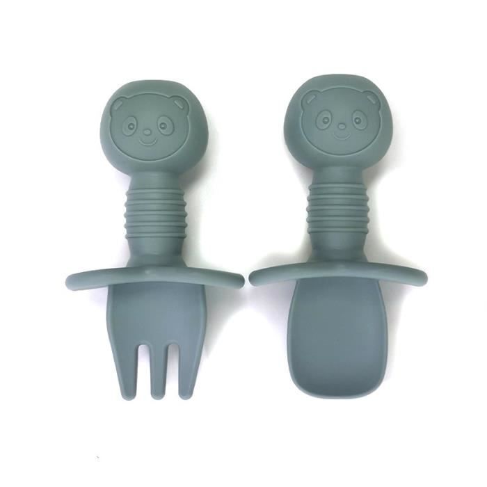 Tadipri Lot De 4 Cuillère Fourchette En Bambou Pour Bébé