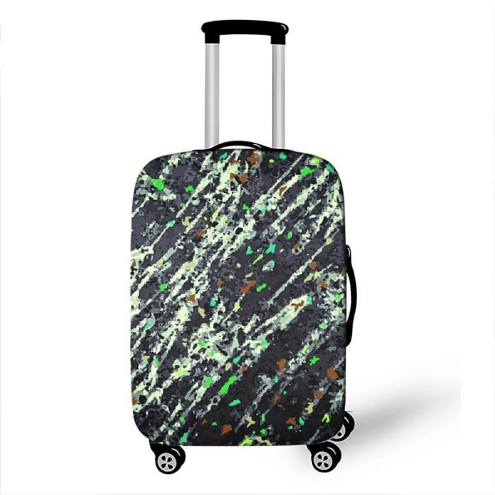 Housse De Protection Pour Valise - Lavable, Extensible, Motifs Uniques - Tailles S à XL (48 à 81 Cm)