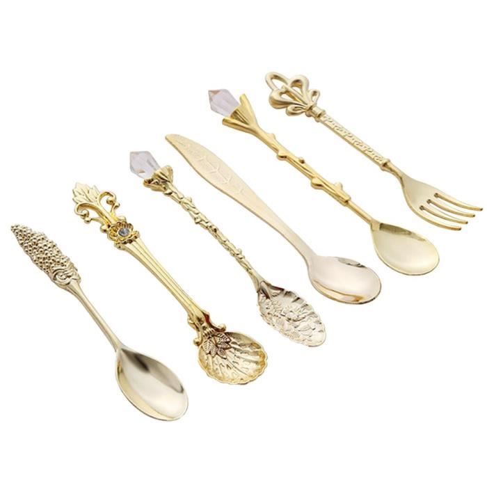 6 Mini-Cuillères En Porcelaine ASA - Longueur 10.6cm, Parfaites Pour Dégustation Ou Déco