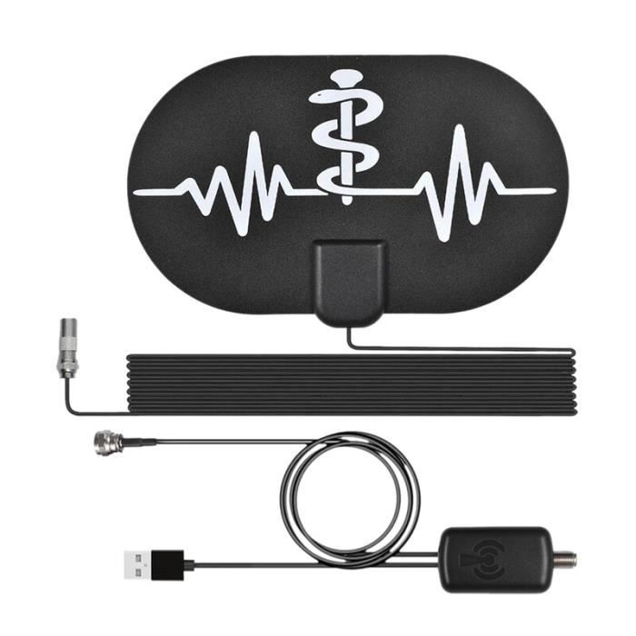 Antenne TV Numérique Intérieure – Portée 210 Km, 1080p/4K, Gain 30 DBi – Compatible DTMB/DVB-T/ATSC, Pour TV HD - 3