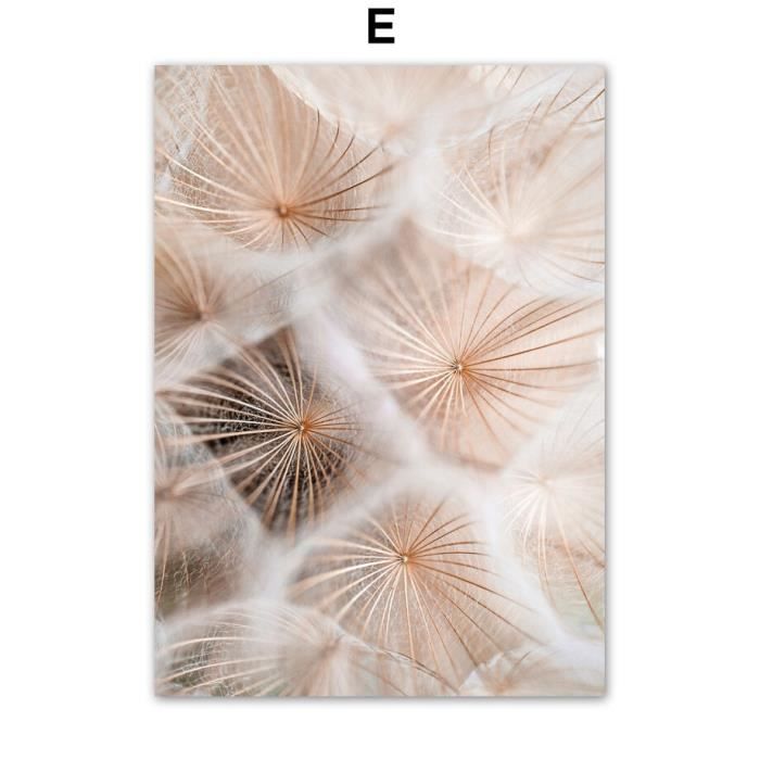 FSLEOVN Toile Murale Pissenlit Noir Et Blanc – Lot 3 Pièces Sans Cadre – Décoration Minimaliste Moderne 30x40 Cm