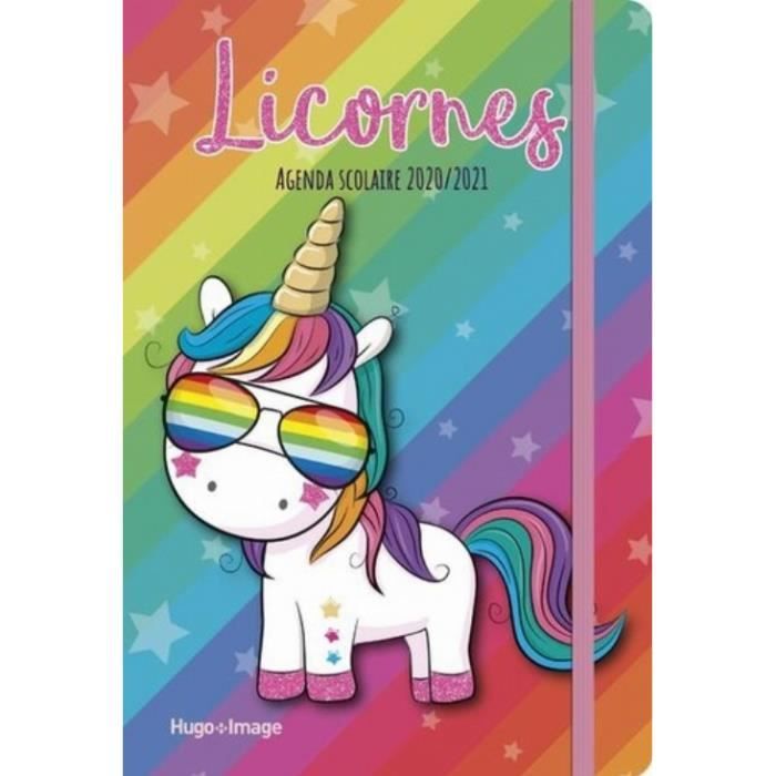 Mon agenda scolaire Licornes 2020-2021 
