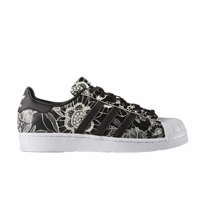 ADIDAS ORIGINALS Baskets Superstar Femme Noir et Cdiscount Chaussures