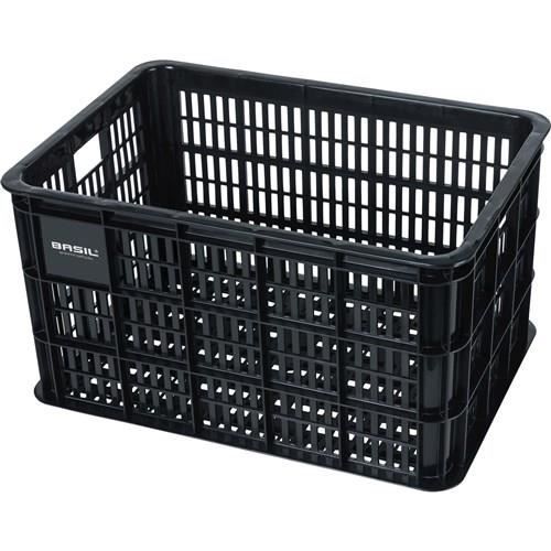 Panier Vélo Avant En Plastique Tissé – Forme D, Marron, Pour Guidon