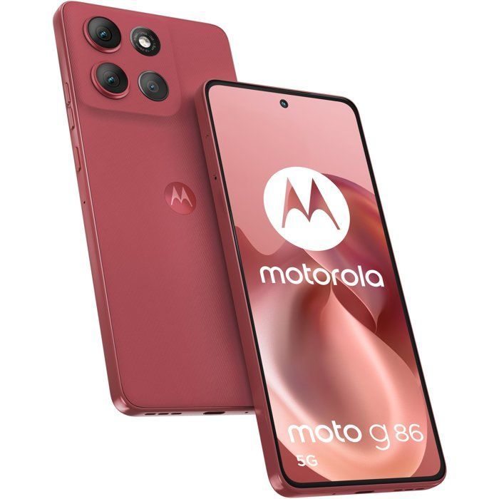 Smartphone Motorola G86 - RAM 8 Go - 256 Go de stockage - Rouge - Version Française