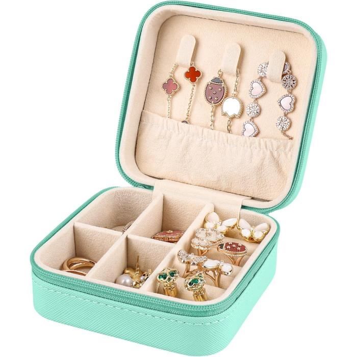 KElofoN Boîte à Bijoux De Voyage Avec Miroir – Petite Boîte
