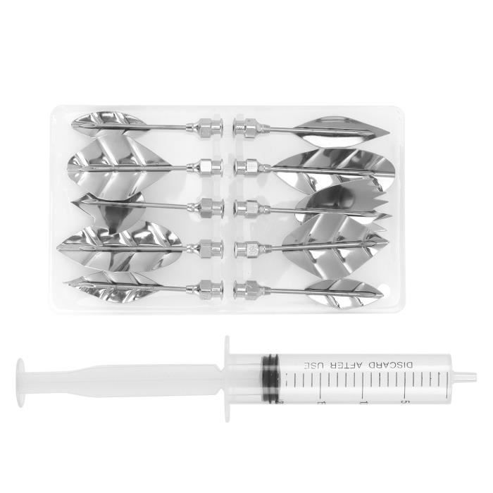 Chikanb 5 pièces en Acier Inoxydable Buses de tuyauterie Ensemble de Conseils, Pétale de chrysanthème Douilles Pâtisserie, Décoration de Gâteau Cuisine Outil Accessoires pour l'anniversaire