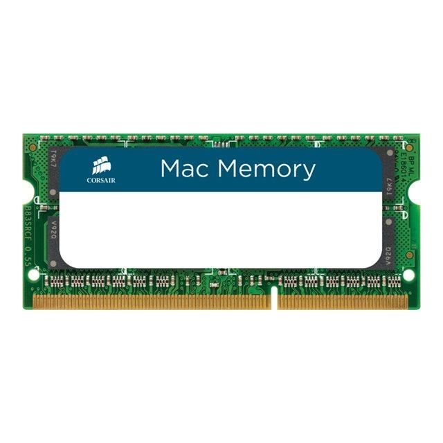 Corsair Mac Memory DDR3 8 Go SO DIMM 204 broches 1600 MHz - PC3-12800 CL11 1.35 V mémoire sans tampon non ECC pour Apple iMac…