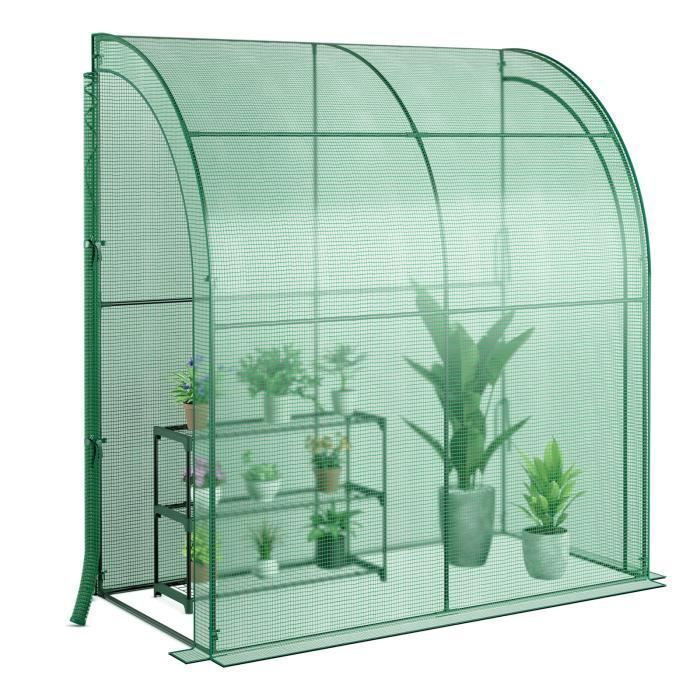 Abri Jardin Outsunny 280x240x240cm - Tente Stockage Bicycles, Mobilité - 2 Portes Zip - Toile Résistante Pluie/Vent