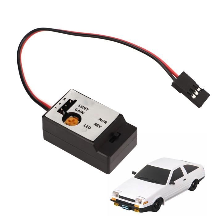 Module gyroscope réglable pour voiture Rc Gyroscope Stabilisateur pour émetteur récepteur RC