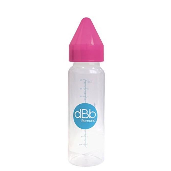 dBb Remond R/égulAir Biberon avec T/étine NN en Silicone Orange Translucide 120 ml