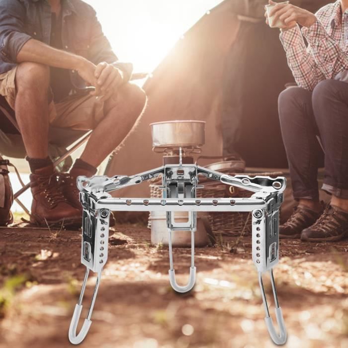 Support Rond En Métal Pour Poêle à Alcool - Cadre De Base Pour Brûleur Spirit Et Pots De Camping