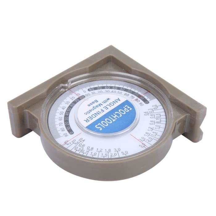 Inclinomètre à Bulle Plastique Blanc 360° - Pour Mesurer Amplitude Mouvement Cou, épaule, Hanche, Dos - 6