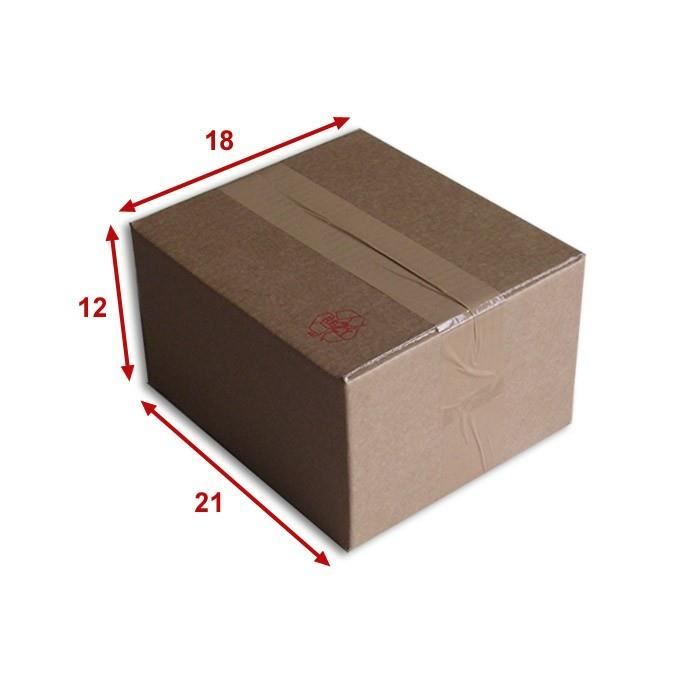 simple cannelure 50 boîtes emballages cartons  n° 15-210x180x120 mm 