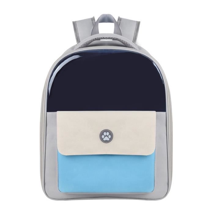 Meilleurs prix pour Sac polochon portable respirant pour animaux de compagnie,en blue.