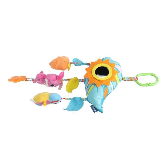 TUMAMA Jouets Suspendus Cadeau pour Bébé,Jouet Hochet Animaux,Siège de Voiture,Poussette,Landau,Peluche Jouet à Suspendre pour 0,3,6,9,12 Mois Garçons Filles Cadeaux d'anniversaire(Lot de 4
