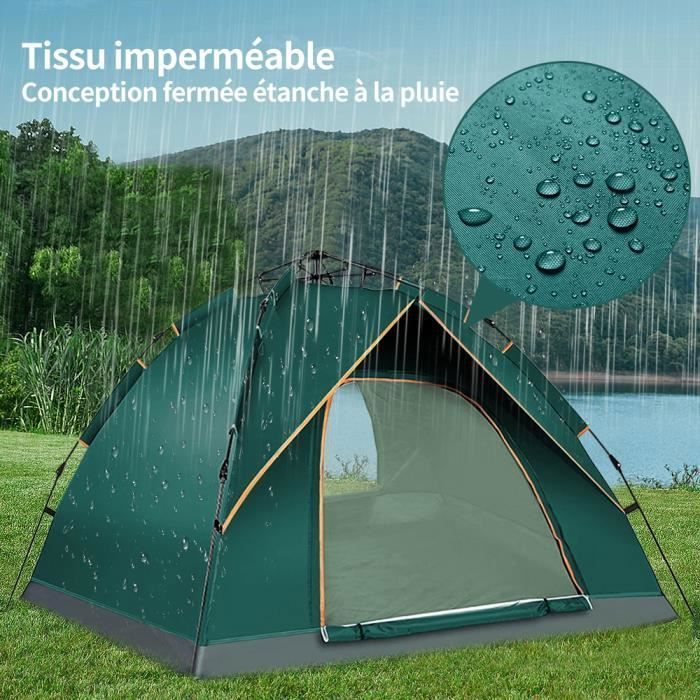 Tente 2-3-4 Personnes Pour Camping – Tente Extérieure Étanche Pour 2-3