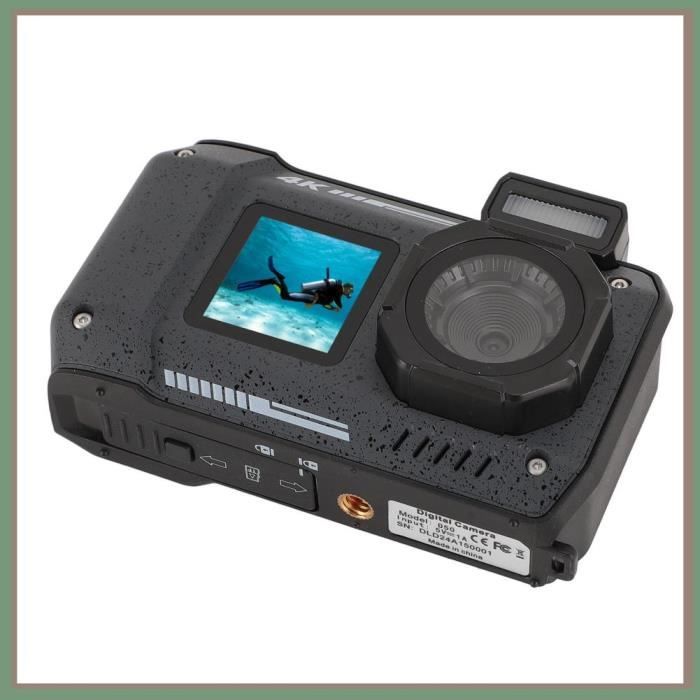 HD268 Appareil Photo Etanche Caméscope Vidéo sous-Marine 1080P HD 24 MP