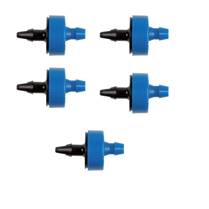 Lot De 25 Goutteurs D'arrosage Bleus - Débit 8 L/h, Démontables - Pour Système Goutte à Goutte, Jardin, Potager