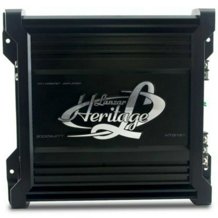 3000 Watt Amp HTG157 Lanzar 2000W Mono Block Verstärker Heritage Serie – HTG137, Für Kräftigen Bass Im Auto 2000 Watt Amp HTG257