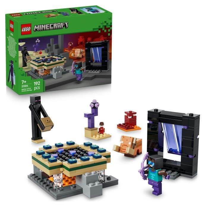 LEGO Minecraft Voyage à travers les Portails du Nether et de l’Ender 21584 - vue 7