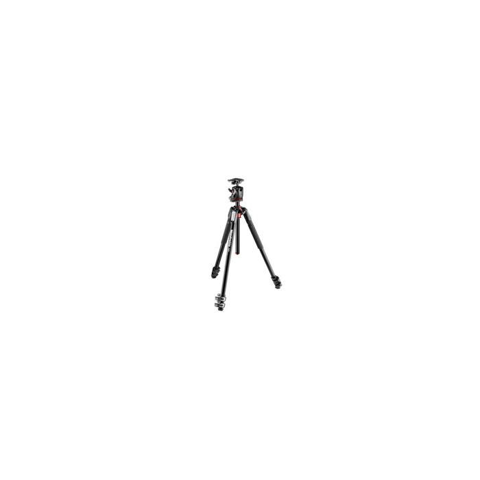 Trépied en aluminium Manfrotto 190 avec rotule ball XPRO + plateau - MK190XPRO3-BHQ2