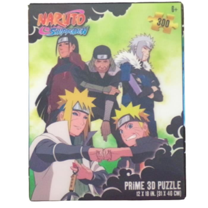 Puzzle Naruto en image 3D - MERCIER - 300 pièces - Vert - Pour