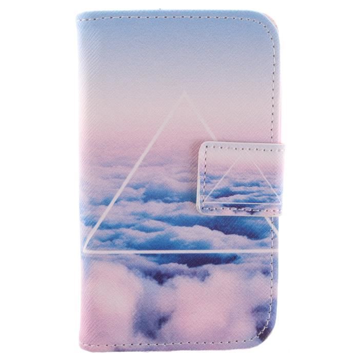 Mooncase MOONCASE Lumia 530 Case Dessin Coloré Coque en Cuir Portefeuille Housse ...