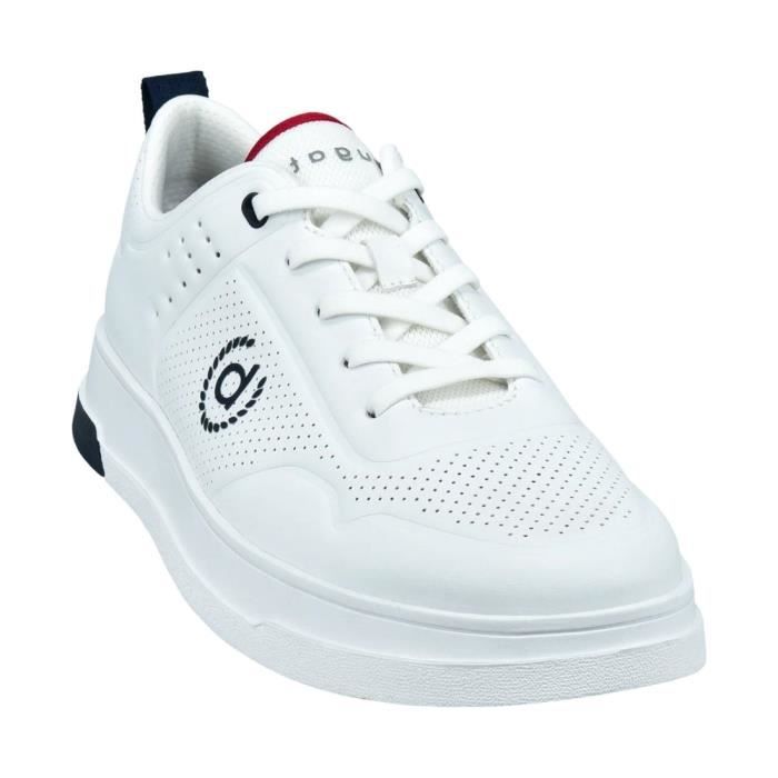 Bugatti Baskets Bugatti FRANC LEISURE TRAINERS - Blanc - Homme - Dessus/Tige Synthétique et Textile - Lacets