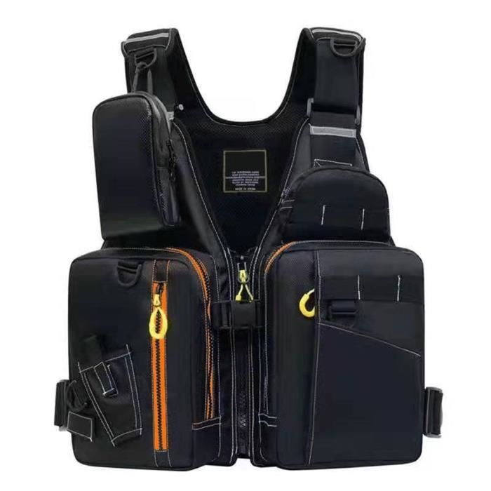 Gilet De Sauvetage Unisexe Réglable Avec Sifflet Et Bandes Réfléchissantes – Néoprène Respirant, Idéal Kayak, Paddle, Bateau Et Surf
