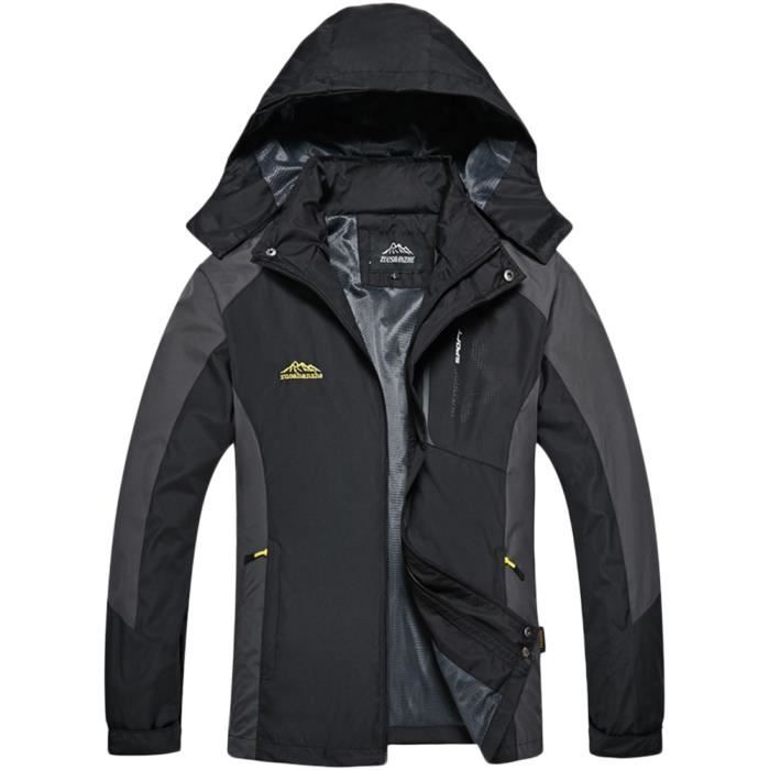 Veste Polaire Homme Hiver | Blouson Sherpa Chaud | Sport & Randonnée | Grandes Tailles