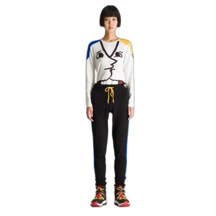 Collant femme Rossignol Lynn - noir - ski - Jean-Charles de Castelbajac - laine de mérinos et cachemire