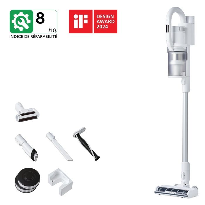 Nilfisk - Aspirateur balai sans fil - Autonomie 60 minutes - S1 Allergy Plus - 20kPA - 550 W - Nilfisk