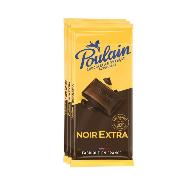 Poulain Chocolat Noir Extra 3 X 100 G Cdiscount Au Quotidien