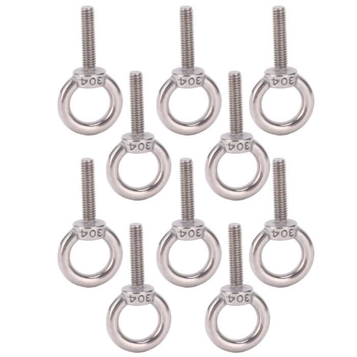 Lot 200 Épingles à Œil Acier Inoxydable 304 - Calibre 24 Bijoux Fabrication - 20mm