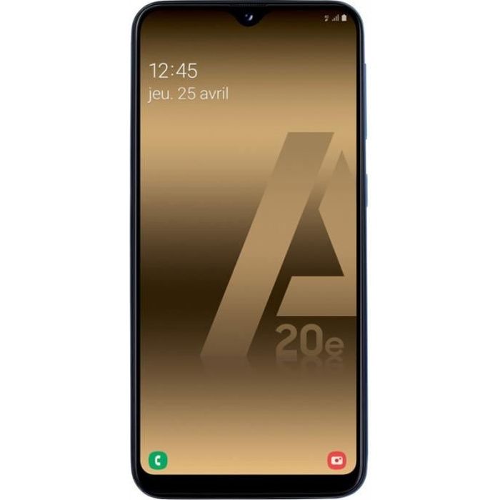 Vente Téléphone portable Samsung Galaxy A20e - Double Sim - 32Go, 3Go RAM - Bleu - DE - Tout Opérateurs pas cher Vente Téléphone portable Samsung Galaxy A20e - Double Sim - 32Go, 3Go RAM - Bleu - DE - Tout Opérateurs pas cher