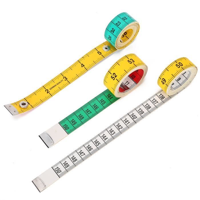Mètre Ruban Prym - 150 Cm / 60 Pouces, Double échelle Cm/inch, Bouton De Fermeture, Couleur Multicolore