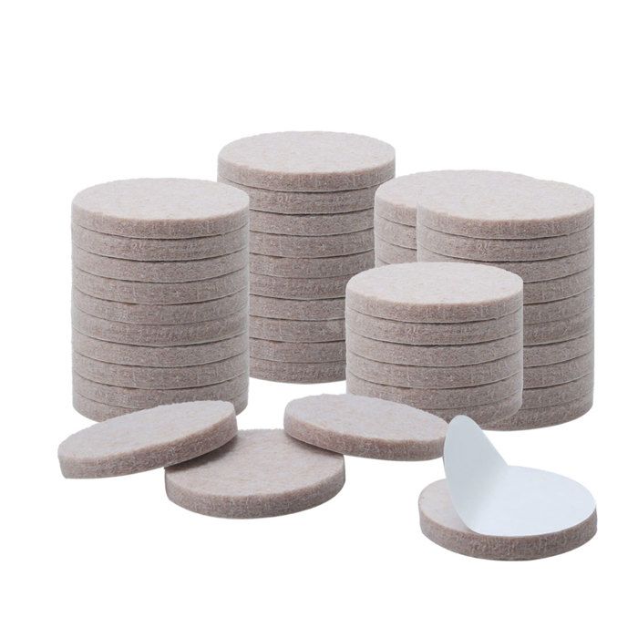 Patins pour meubles SOURCING MAP Patin Meuble Round 1 1/4 auto-stick Table Anti-rayure protecteur plancher 50pcs